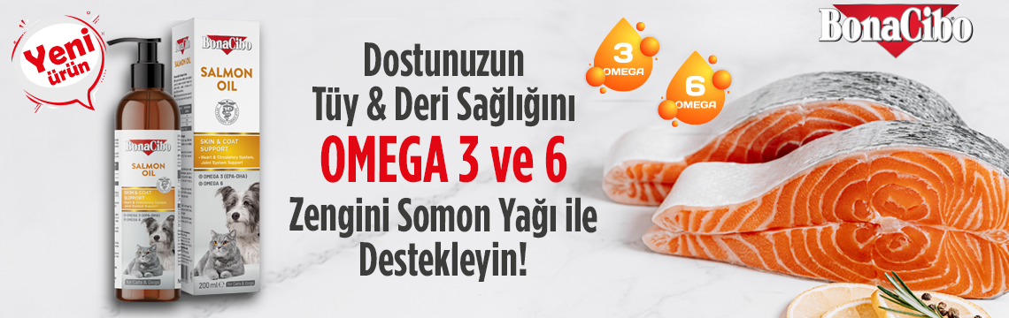BonaCibo Salmon Oil Kedi ve Köpekler için Somon Yağı