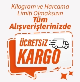 15 kg ve üzeri ücretsiz kargo