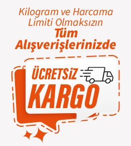 15 Kg ve üzeri Kargo Ücretsiz