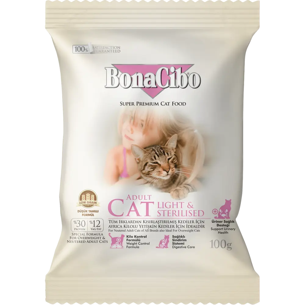 BonaCibo Adult Cat Light - Sterilised Tavuklu