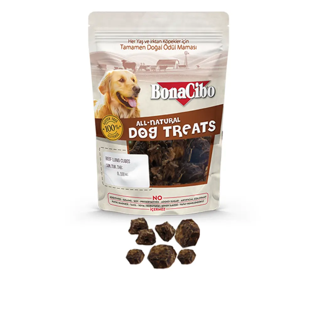 BonaCibo Beef Lung Cubes | Temizmama
