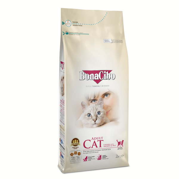 Bonacibo Tavuklu Yetişkin Kedi Maması