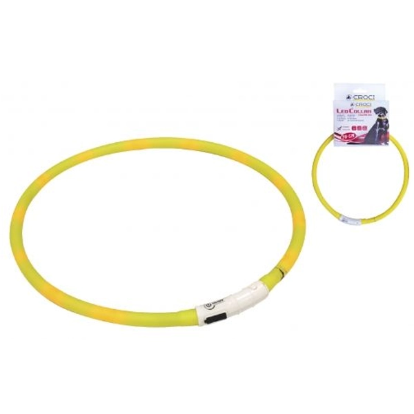 USB Şarjlı LED Işıklı Köpek Tasması