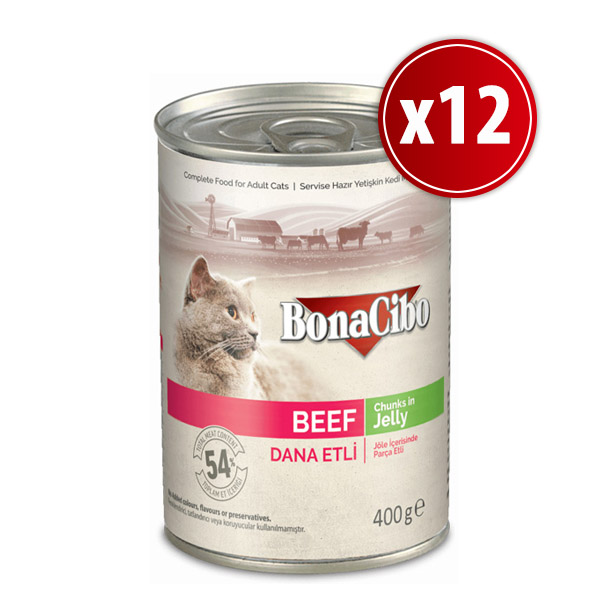 Dana Etli Yaş Kedi Maması Jöleli
