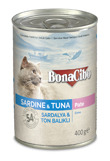 BonaCibo Ezme Sardalya ve Ton Balıklı Yaş Kedi Maması