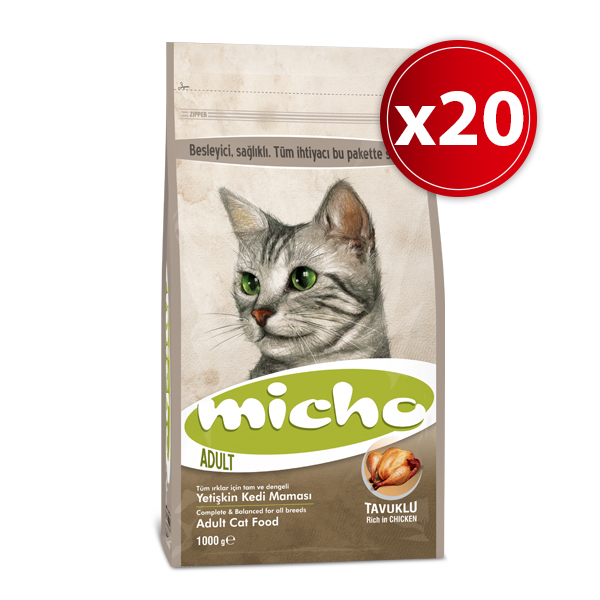 Micho Tavuklu Yetişkin Kedi Maması