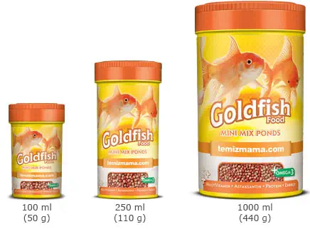 Goldfish Food -Mini Mix Ponds Japon Balık Yemi