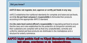AAFCO nedir? Kedi-köpek mamalarında AAFCO onay belgesi diye bir şey var mıdır?